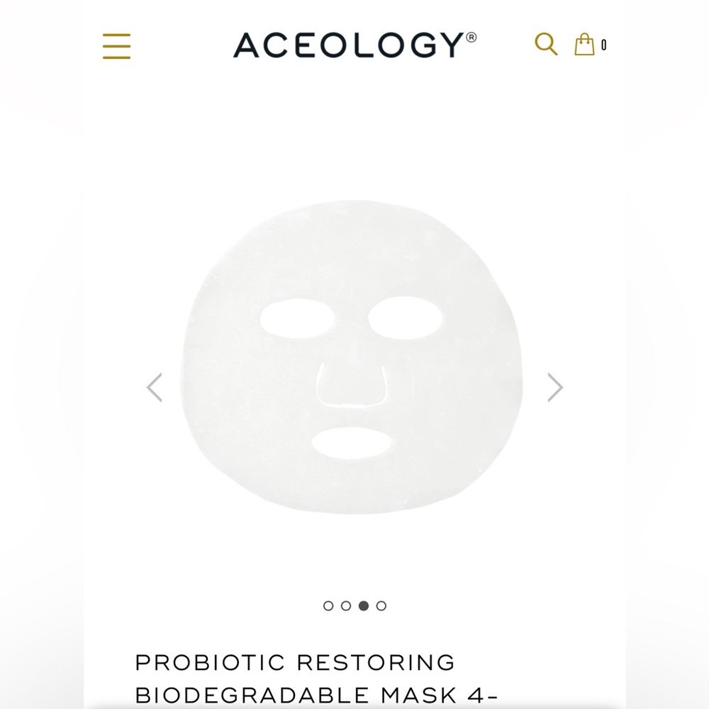 NIB- PROBIOTIC RESTORING BIODEGRADABLE MASK‎ 4-
PACK - Picture 4 of 11